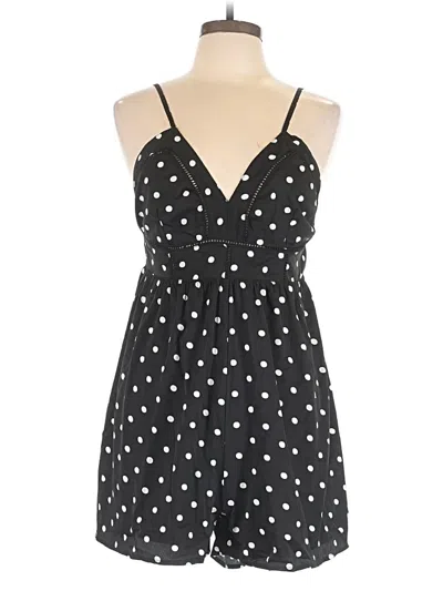 Pre-owned Japna Sleeveless Top Black Sweetheart Neckline Tops