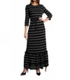 Japparel Shai Knit Dress In Black In Black