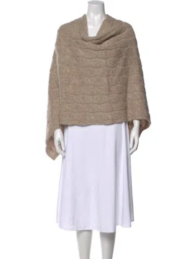 Pre-owned Jarbo Baby Alpaca Patterned Sweater W/ Tags In Neutral