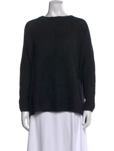 Pre-owned Jarbo Cashmere Crew Neck Sweater In Black