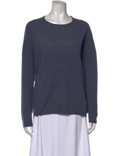 Pre-owned Jarbo Cashmere Crew Neck Sweater In Blue