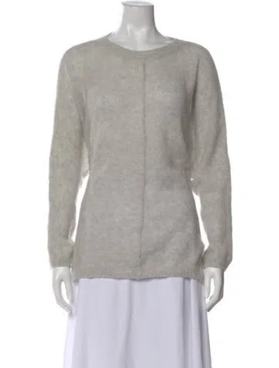 Pre-owned Jarbo Cashmere Crew Neck Sweater In Gray