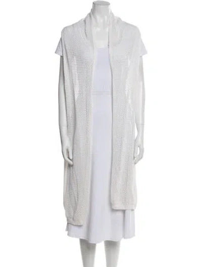 Pre-owned Jarbo Cashmere Vest In White