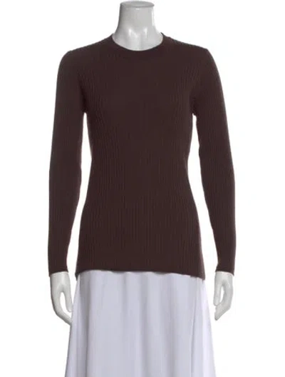 Pre-owned Jarbo Crew Neck Sweater In Brown