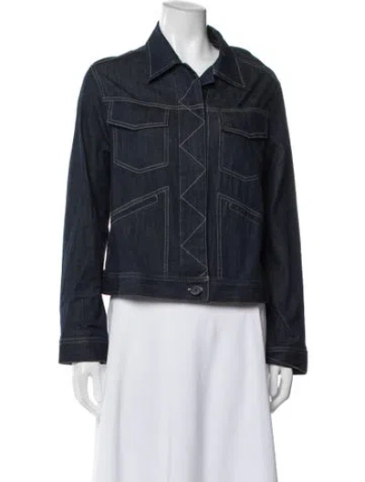 Pre-owned Jarbo Denim Jacket In Blue