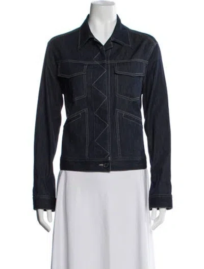 Pre-owned Jarbo Denim Jacket In Blue