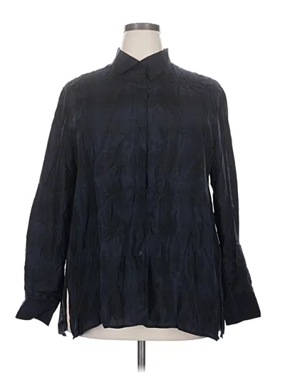 Pre-owned Jarbo Long Sleeve Blouse In Blue