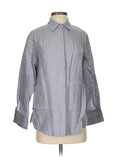 Pre-owned Jarbo Long Sleeve Button Down Shirt In Gray