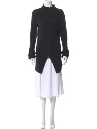 Pre-owned Jarbo Mock Neck Sweater In Gray