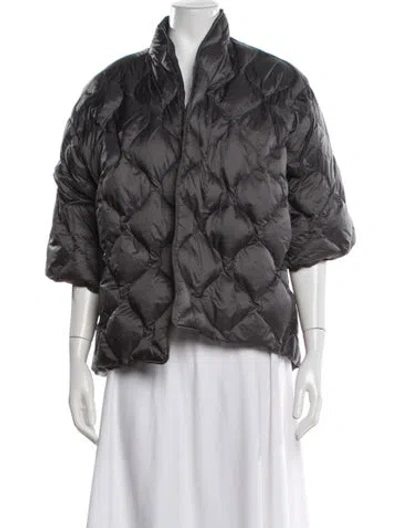 Pre-owned Jarbo Nylon Down Jacket In Grey