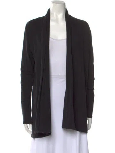 Pre-owned Jarbo Open Front Sweater In Black