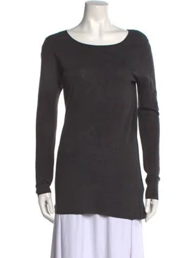 Pre-owned Jarbo Scoop Neck Sweater In Gray