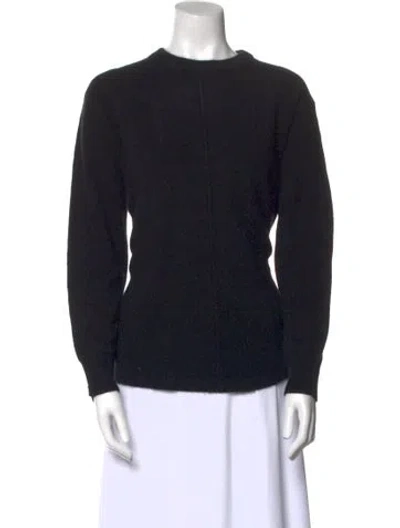 Pre-owned Jarbo Wool Crew Neck Sweater In Black