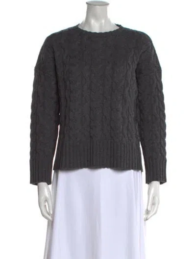 Pre-owned Jarbo Wool Crew Neck Sweater In Grey
