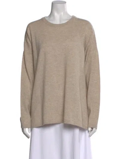 Pre-owned Jarbo Wool Crew Neck Sweater In Neutral