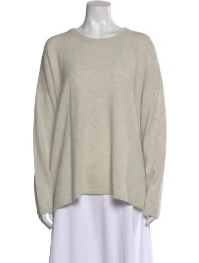 Pre-owned Jarbo Wool Crew Neck Sweater In Neutral
