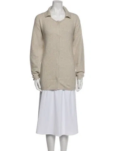 Pre-owned Jarbo Wool Scoop Neck Sweater In Gray