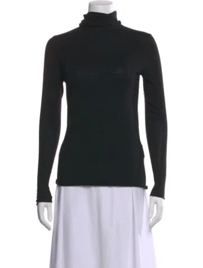 Pre-owned Jarbo Wool Turtleneck Sweater In Black