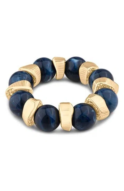 Jardin Acrylic Beaded Stretch Bracelet In Multi