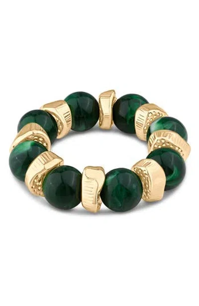 Jardin Acrylic Beaded Stretch Bracelet In Multi