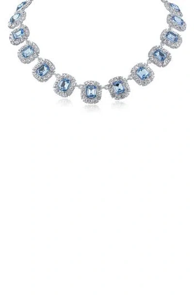 Jardin Crystal Halo Collar Necklace In Multi
