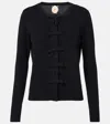 Jardin Des Orangers Cashmere Cardigan In Black