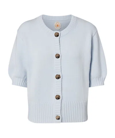 Jardin Des Orangers Cashmere Cardigan In Blue