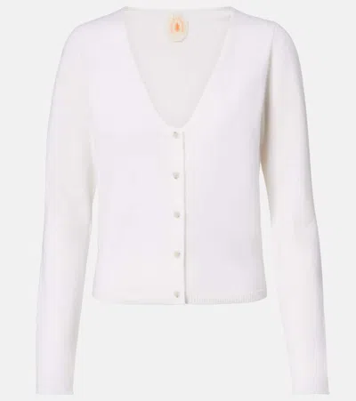 Jardin Des Orangers Cashmere Cardigan In White