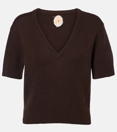 Jardin Des Orangers Cashmere Sweater In Brown