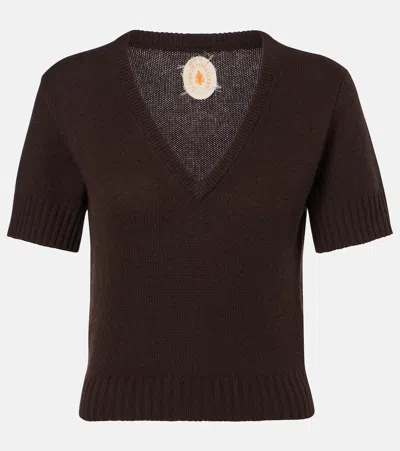 Jardin Des Orangers Cashmere Sweater In Brown