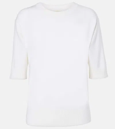 Jardin Des Orangers Cashmere T-shirt In White