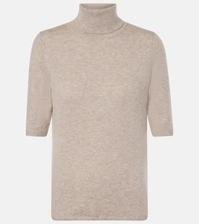 Jardin Des Orangers Rollkragenpullover Aus Kaschmir In Beige