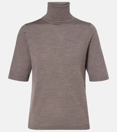 Jardin Des Orangers Cashmere Turtleneck Sweater In Gray