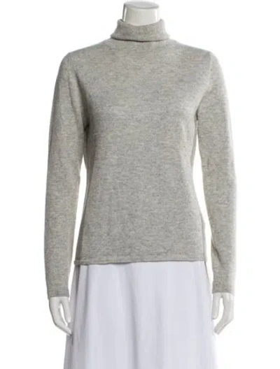 Pre-owned Jardin Des Orangers Cashmere Turtleneck Sweater In Gray