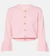 Jardin Des Orangers Cotton And Cashmere Cardigan In Pink