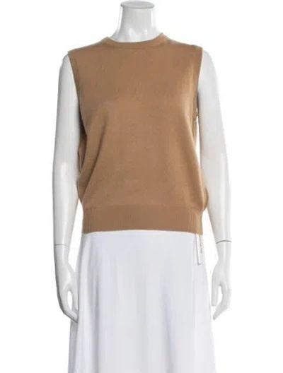 Pre-owned Jardin Des Orangers Virgin Wool Crew Neck Sweater In Neutral