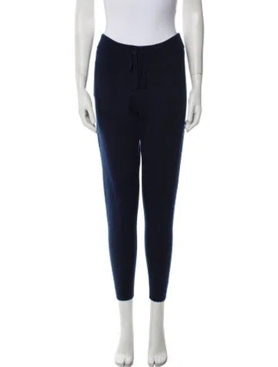 Pre-owned Jardin Des Orangers Virgin Wool Sweatpants In Blue