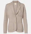 Jardin Des Orangers Wool And Cashmere Blazer In Brown