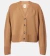 Jardin Des Orangers Wool And Cashmere Cardigan In Beige