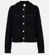 Jardin Des Orangers Wool And Cashmere Cardigan In Black