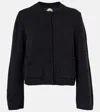 Jardin Des Orangers Wool And Cashmere Cardigan In Gray
