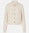 Jardin Des Orangers Wool And Cashmere Cardigan In Neutral