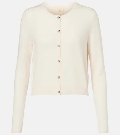 Jardin Des Orangers Wool And Cashmere Cardigan In White