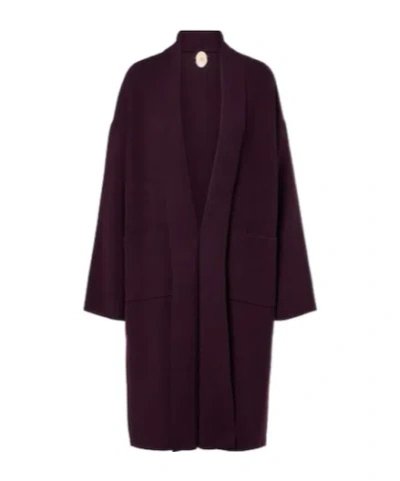 Jardin Des Orangers Wool And Cashmere Coat In Brown