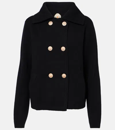 Jardin Des Orangers Wool And Cashmere Jacket In Black