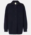 Jardin Des Orangers Wool And Cashmere Jacket In Blue