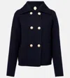 Jardin Des Orangers Wool And Cashmere Jacket In Navy