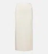 Jardin Des Orangers Wool And Cashmere Midi Skirt
