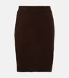 Jardin Des Orangers Wool And Cashmere Miniskirt