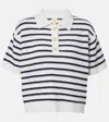 Jardin Des Orangers Wool And Cashmere Polo Sweater In White